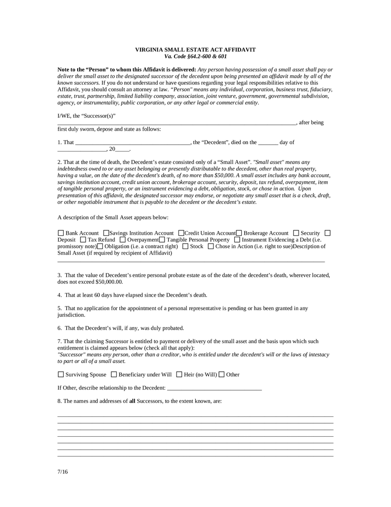 Transfer of Small residential or commercial property without inheritance enrollment